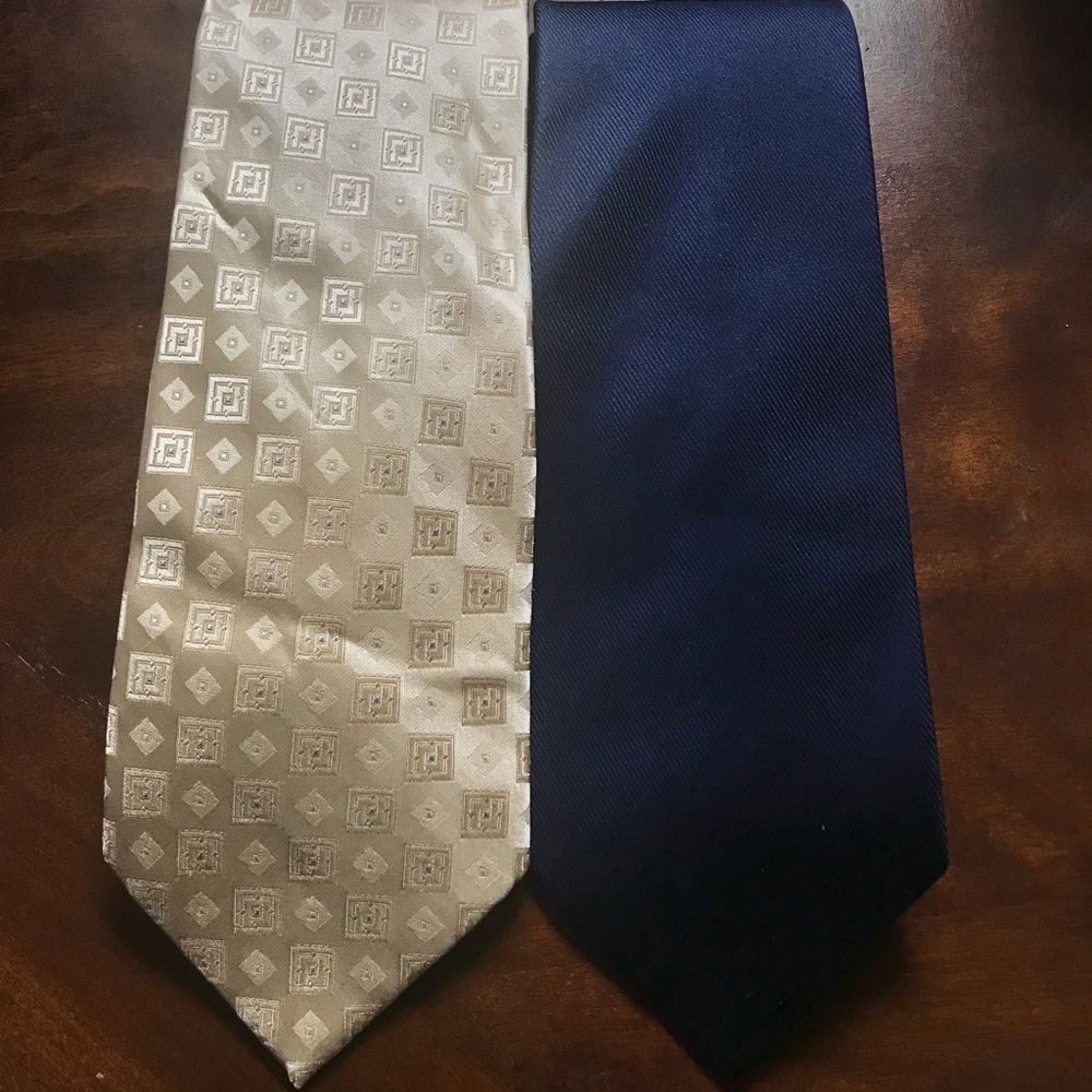 Two DKNY ties